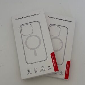 ⭐️ 4 for $20 - Bundle and save! ⭐️ 
Two iPhone 16 Pro Max 6.9” Clear Cases